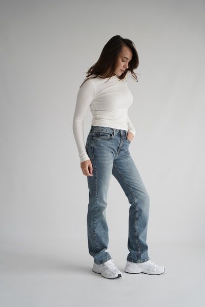 Прямі джинси slim 4480-слім-34 фото