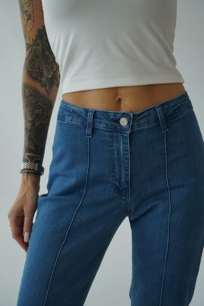 джинси BOOT CUT 3715=сині34 фото