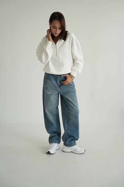 Скейтер вінтаж з потертостями світліший 2952- fashion tint світлий вінтаж -34 фото